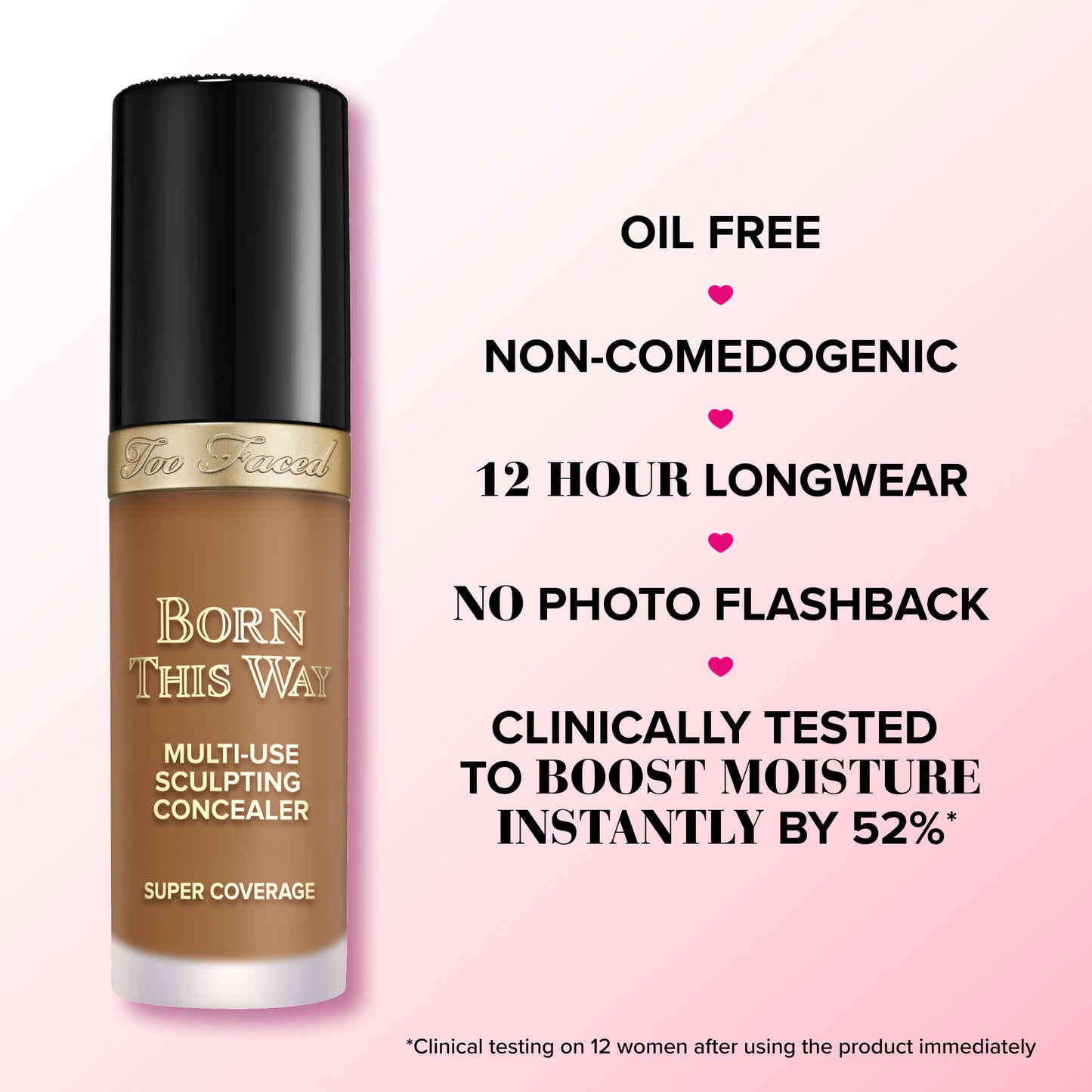 Too Faced Born This Way Super Coverage Concealer – Full Coverage, Hydrating & Multi-Use