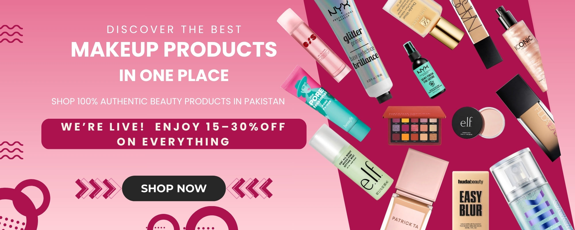 Buy makeup online Pakistan — top brands & fast delivery