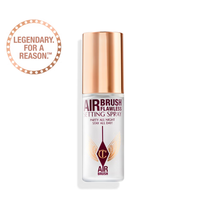 Charlotte Tilbury Airbrush Flawless Setting Spray bottle — long lasting makeup setting mist