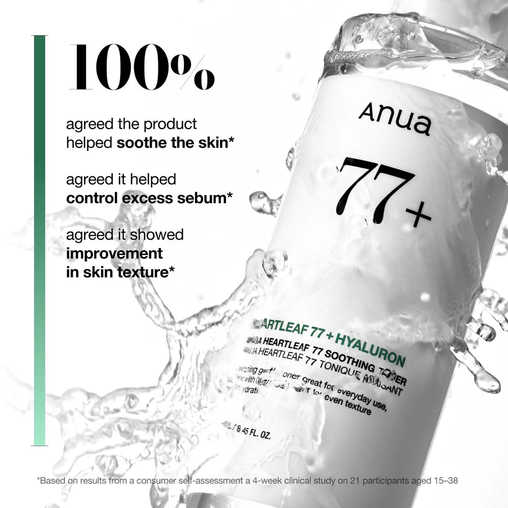 ANUA HEARTLEAF 77% SOOTHING TONER 250ml - Beauty Icon - 