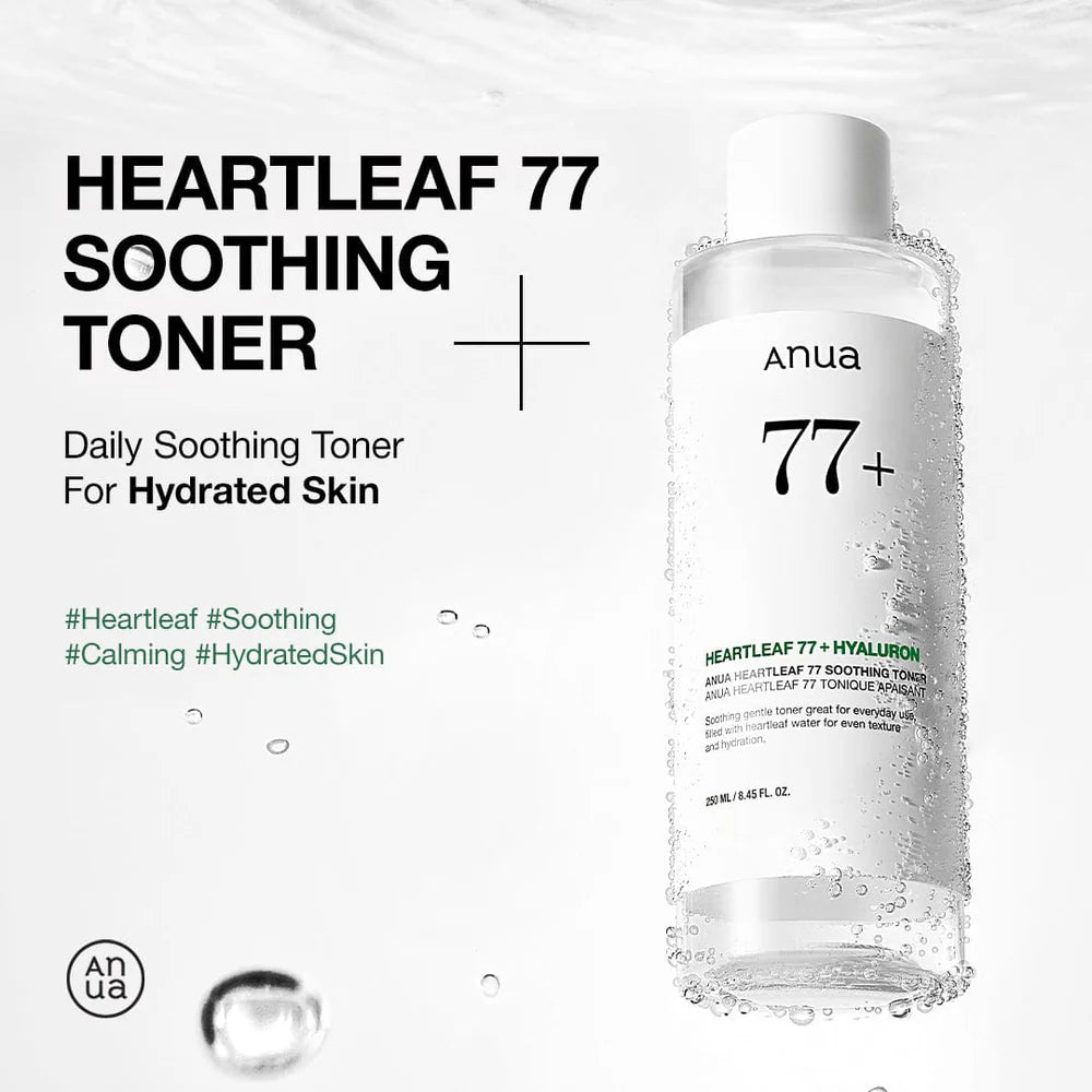 ANUA HEARTLEAF 77% SOOTHING TONER 250ml - Beauty Icon - 