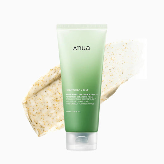 ANUA HEARTLEAF QUERCETINOL PORE DEEP CLEANSING FOAM 150ML - Beauty Icon - 