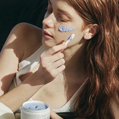 ARENCIA Fresh Blue Hyssop Mochi Cleanser 120g - Beauty Icon - 