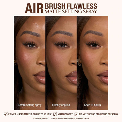 Charlotte Tilbury Airbrush Flawless Matte Blurring & Waterproof Setting Spray - Beauty Icon -