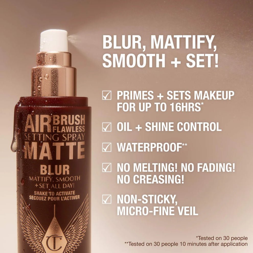 Charlotte Tilbury Airbrush Flawless Matte Blurring & Waterproof Setting Spray - Beauty Icon -