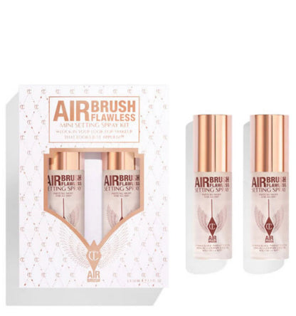 Charlotte Tilbury Airbrush Flawless Mini Setting Spray Kit - Beauty Icon - 
