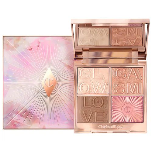 Charlotte Tilbury Glowgasm Face Palette – Radiant Highlighter & Blush - Beauty Icon - 
