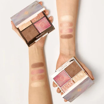 Charlotte Tilbury Glowgasm Face Palette – Radiant Highlighter & Blush - Beauty Icon - 