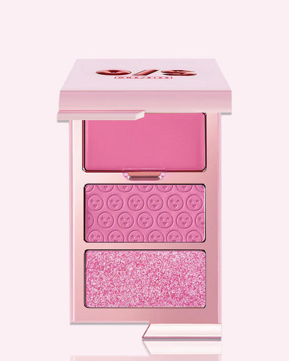 Cheek Clapper 3D Blush Trio Palette - Beauty Icon - 