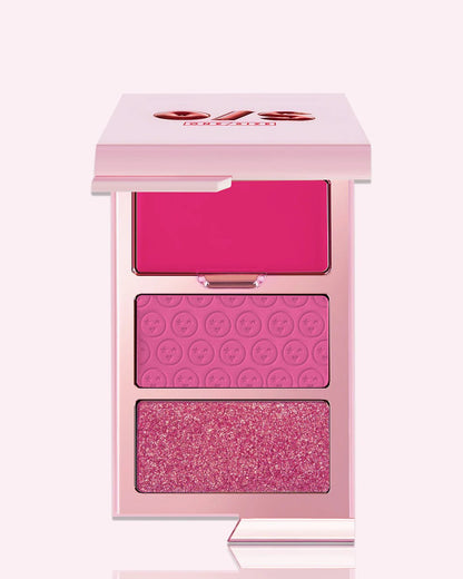 Cheek Clapper 3D Blush Trio Palette - Beauty Icon - 