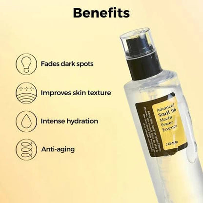 Cosrx Advanced Snail 96 Mucin power Essence 100ml - Beauty Icon -Pakistan