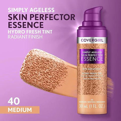 Covergirl Simply Ageless Skin Perfector Essence Foundation – Hydrating Anti - Aging Foundation (Original) - Beauty Icon