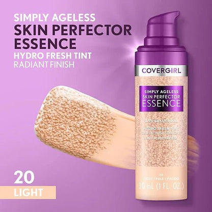 Covergirl Simply Ageless Skin Perfector Essence Foundation – Hydrating Anti - Aging Foundation (Original) - Beauty Icon