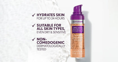 Covergirl Simply Ageless Skin Perfector Essence Foundation – Hydrating Anti - Aging Foundation (Original) - Beauty Icon
