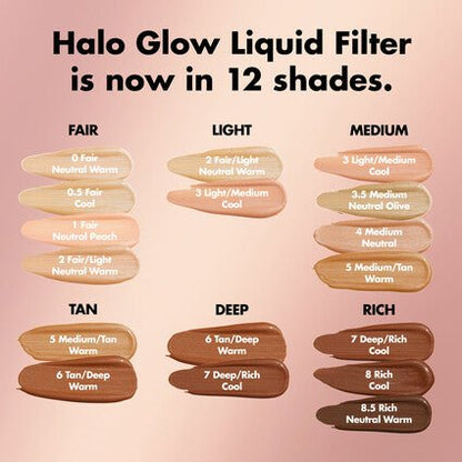 ELF Halo Glow Liquid Filter Foundation - Beauty Icon - 