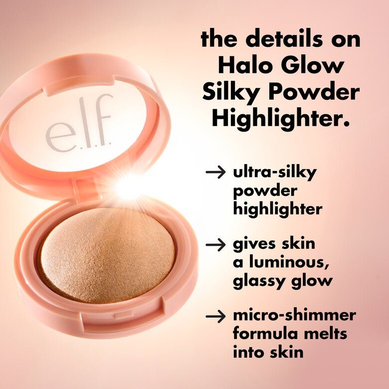 Elf Halo Glow Silky Powder Highlighter - Beauty Icon - 