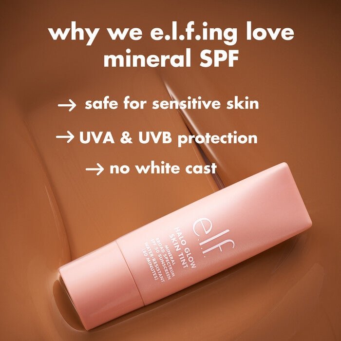 ELF Halo Glow Mineral Foundation Skin Tint Spf50 Pakistan - Beauty Icon - Face Makeup