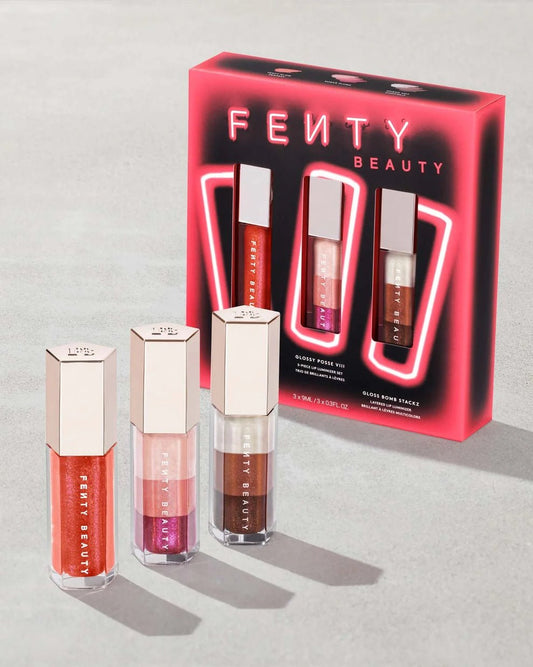 Fenty Beauty Glossy Posse VIII 3 - Piece Lip Luminizer Set - Beauty Icon - 