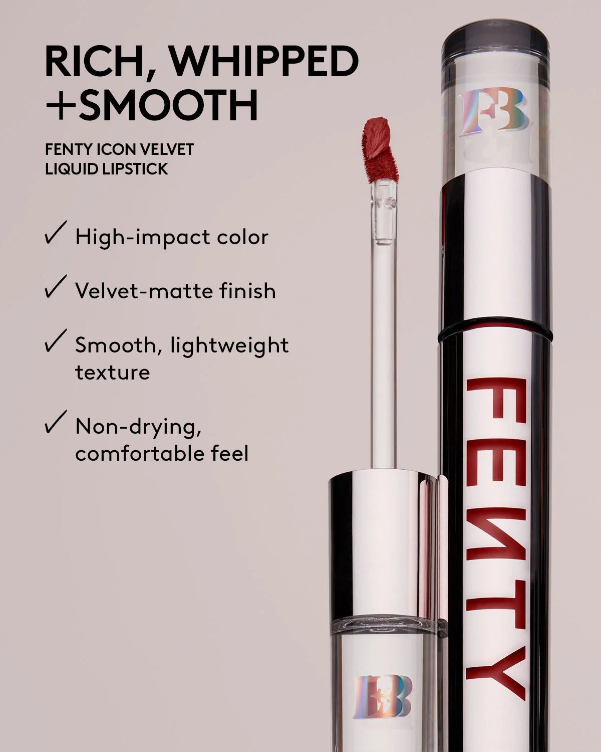 Fenty Beauty Icon Velvet Liquid Lipstick - Beauty Icon - 