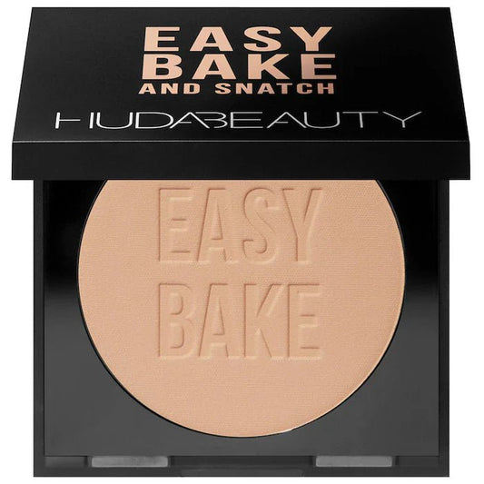 Huda Beauty Easy Bake and Snatch Pressed Powder - Beauty Icon - setting powder