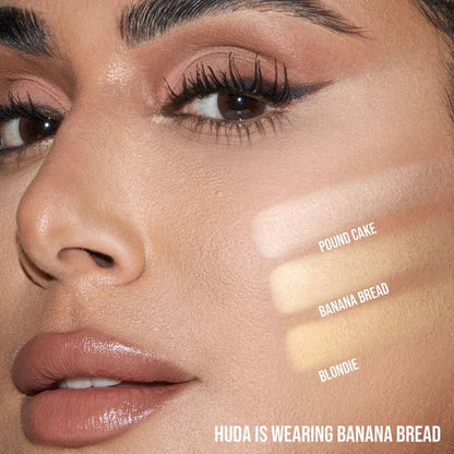 Huda Beauty Easy Bake and Snatch Pressed Powder - Beauty Icon - setting powder