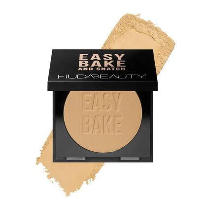 Huda Beauty Easy Bake and Snatch Pressed Powder - Beauty Icon - setting powder