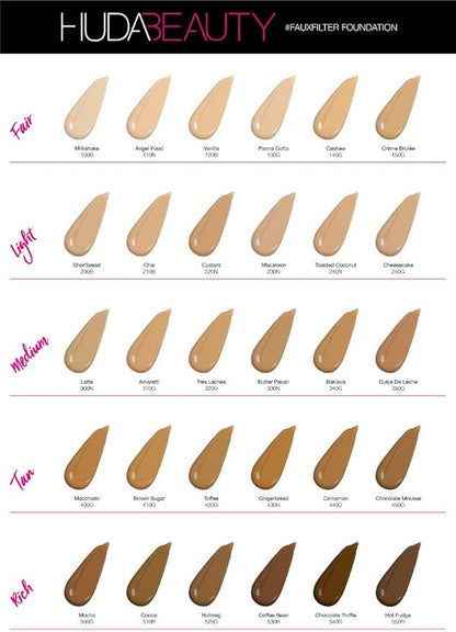 Huda Beauty FauxFilter Luminous Matte Foundation - Beauty Icon - huda beauty foundation