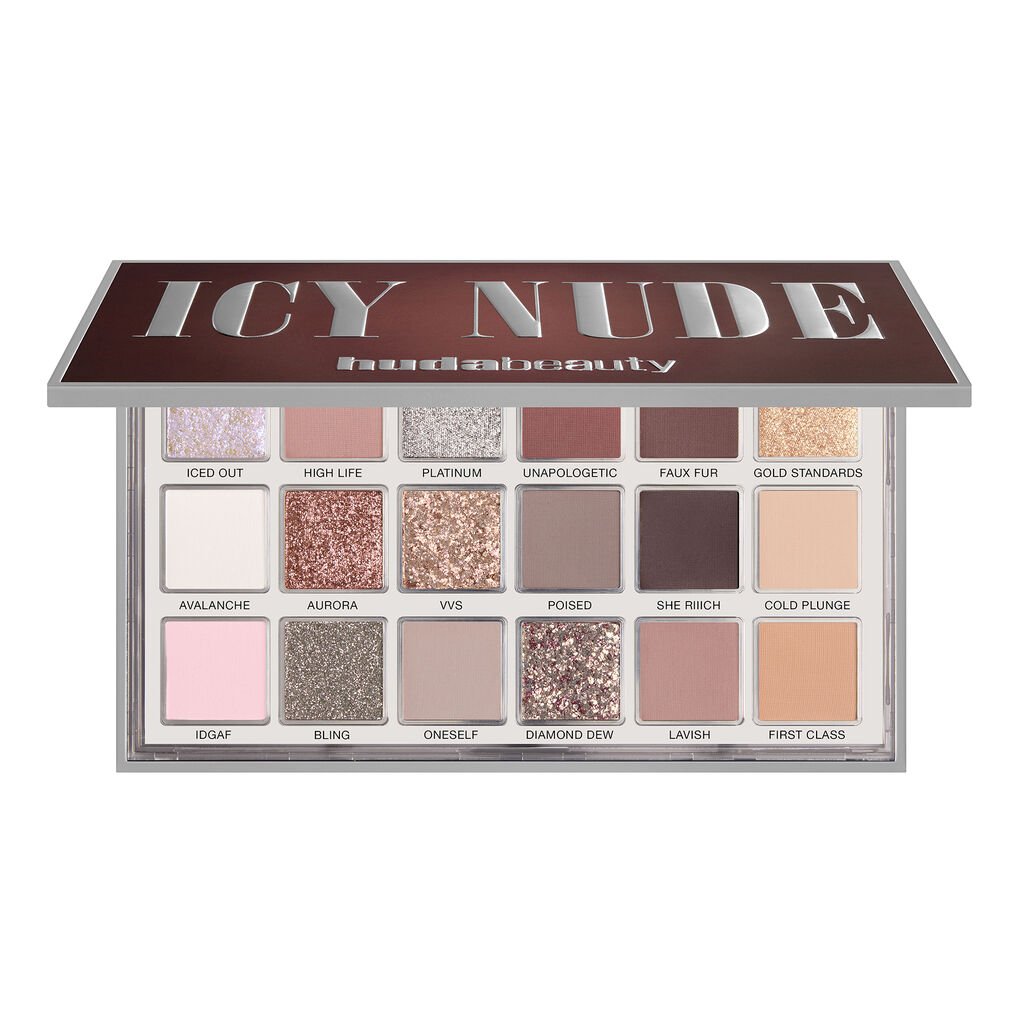 Huda Beauty Icy Nude Eyeshadow Palette pakistan - Beauty Icon - Huda Beauty