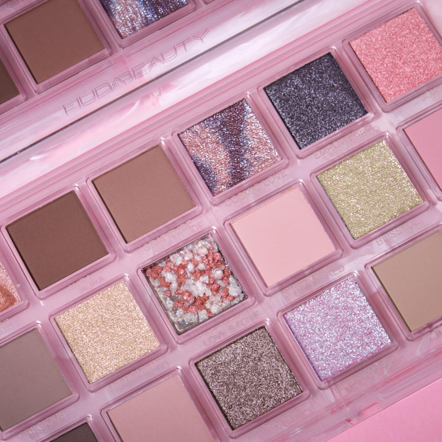 Huda Beauty Rose Quartz Eyeshadow Palette - Beauty Icon - huda beauty eyeshadow