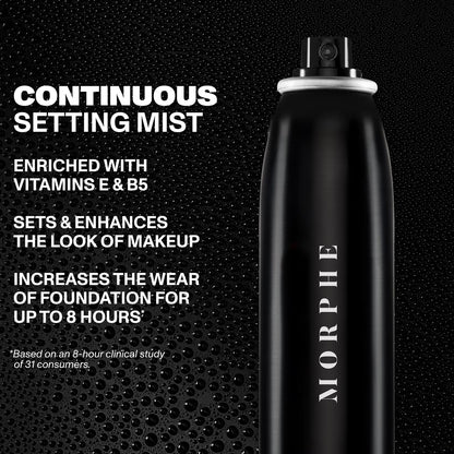 Morphe Mini Continuous Setting Spray, 1.3 oz/36.8 g