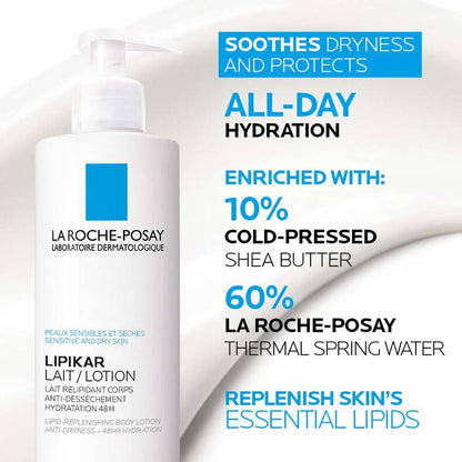 La Roche Posay Lipikar Daily Repair Moisturizing Lotion 400ml - Beauty Icon - 