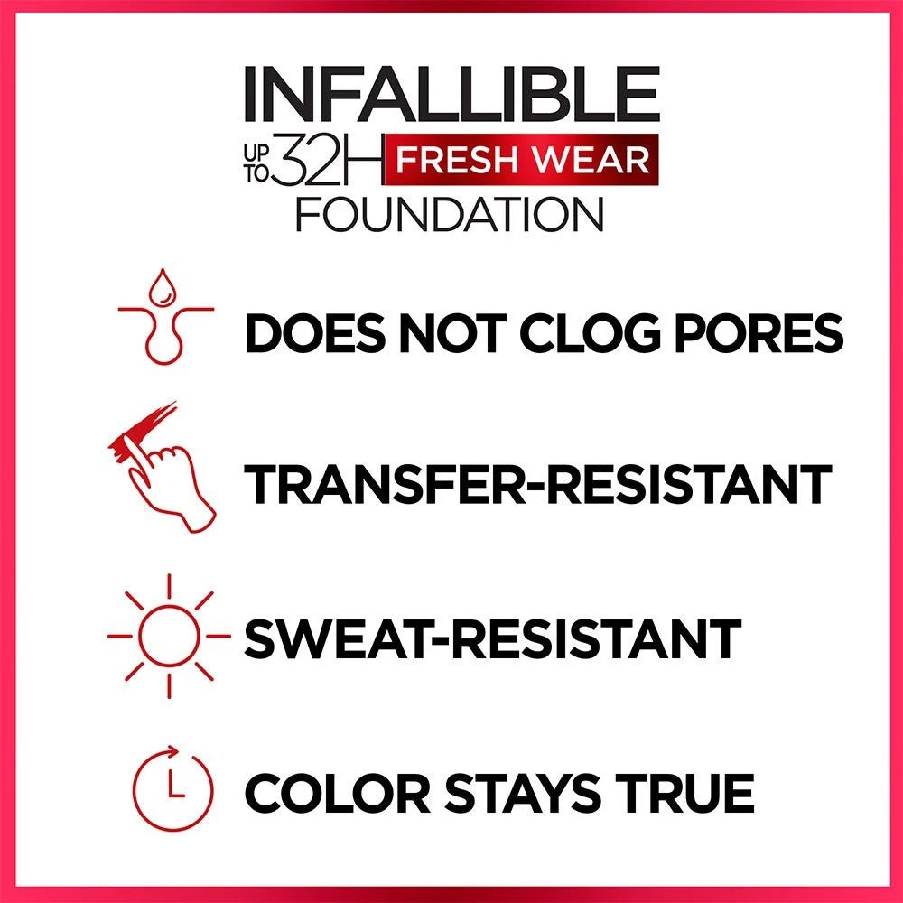 Loreal Infallible 32H Fresh Wear Foundation 30ml - Beauty Icon - 