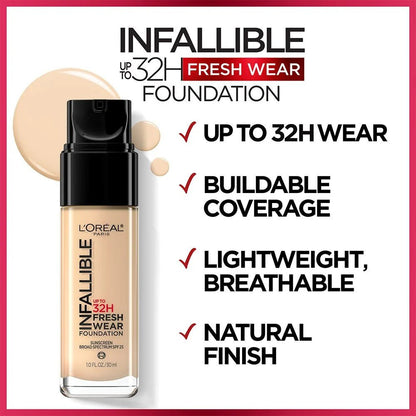 Loreal Infallible 32H Fresh Wear Foundation 30ml - Beauty Icon - 