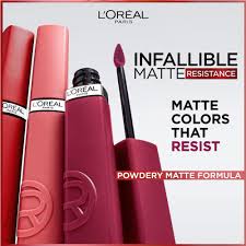 L'Oreal Paris Infallible Matte Resistance Liquid Lipstick - Beauty Icon - 