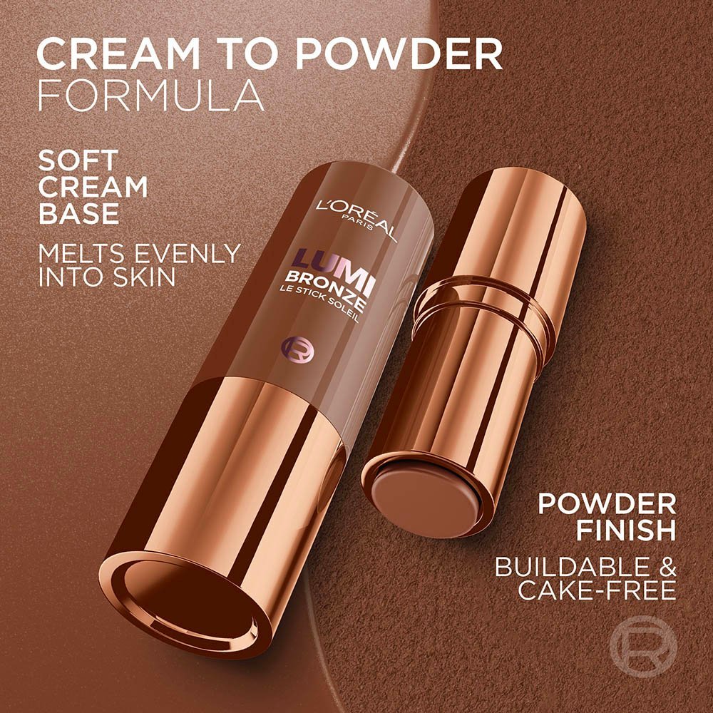Loreal Paris Lumi Bronze Le Stick Soleil Face Bronzing Stick - Beauty Icon -