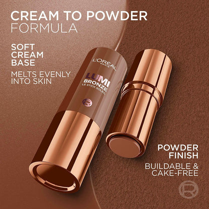 Loreal Paris Lumi Bronze Le Stick Soleil Face Bronzing Stick - Beauty Icon -