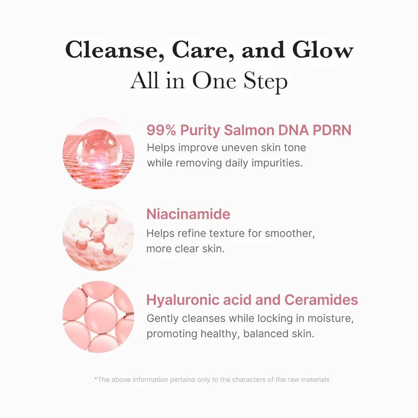 MEDICUBE PDRN PINK NIACINAMIDE WHIP CLEANSER (120G) - Beauty Icon - 