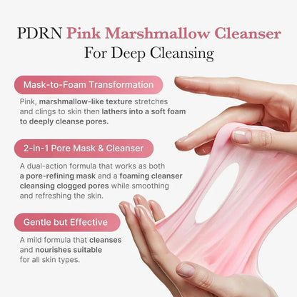 MEDICUBE PDRN PINK NIACINAMIDE WHIP CLEANSER (120G) - Beauty Icon - 