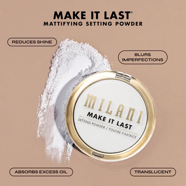 Milani Make It Last Mattifying Setting Powder - Beauty Icon - 