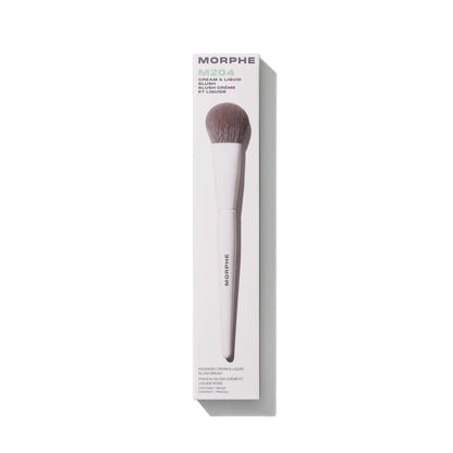 Morphe M204 Rounded Cream & Liquid Blush Brush - Beauty Icon -