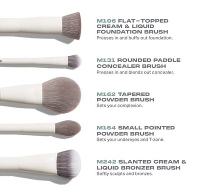 Morphe Portrait Mode 5 - Piece Face Brush Set - Beauty Icon - 