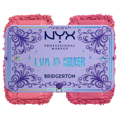 NYX BRIDGERTON ROYAL BLUSH PALETTE LADY IN THE SILVER - Beauty Icon - 