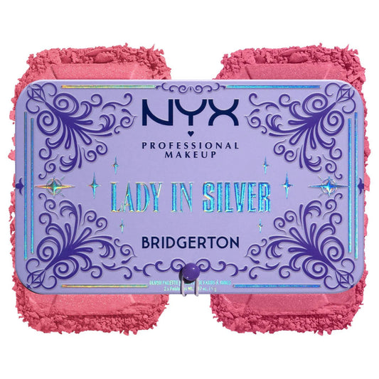 NYX BRIDGERTON ROYAL BLUSH PALETTE LADY IN THE SILVER - Beauty Icon - 