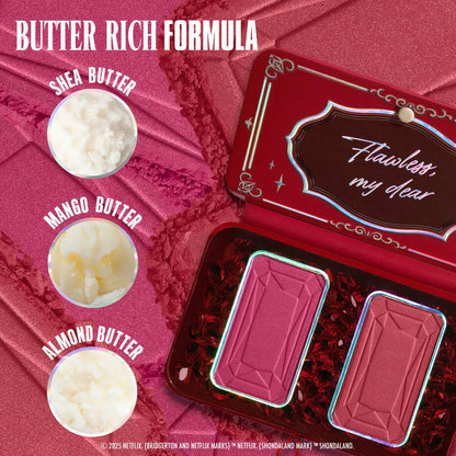 NYX BRIDGERTON ROYAL BLUSH PALETTE THE QUEEN - Beauty Icon - 