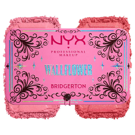 NYX BRIDGERTON ROYAL BLUSH PALETTE WALLFLOWER - Beauty Icon - 