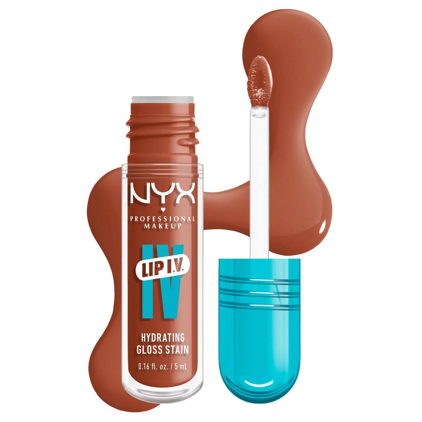 NYX Lip I.V. Hydrating Lip Gloss Stain - Beauty Icon - 