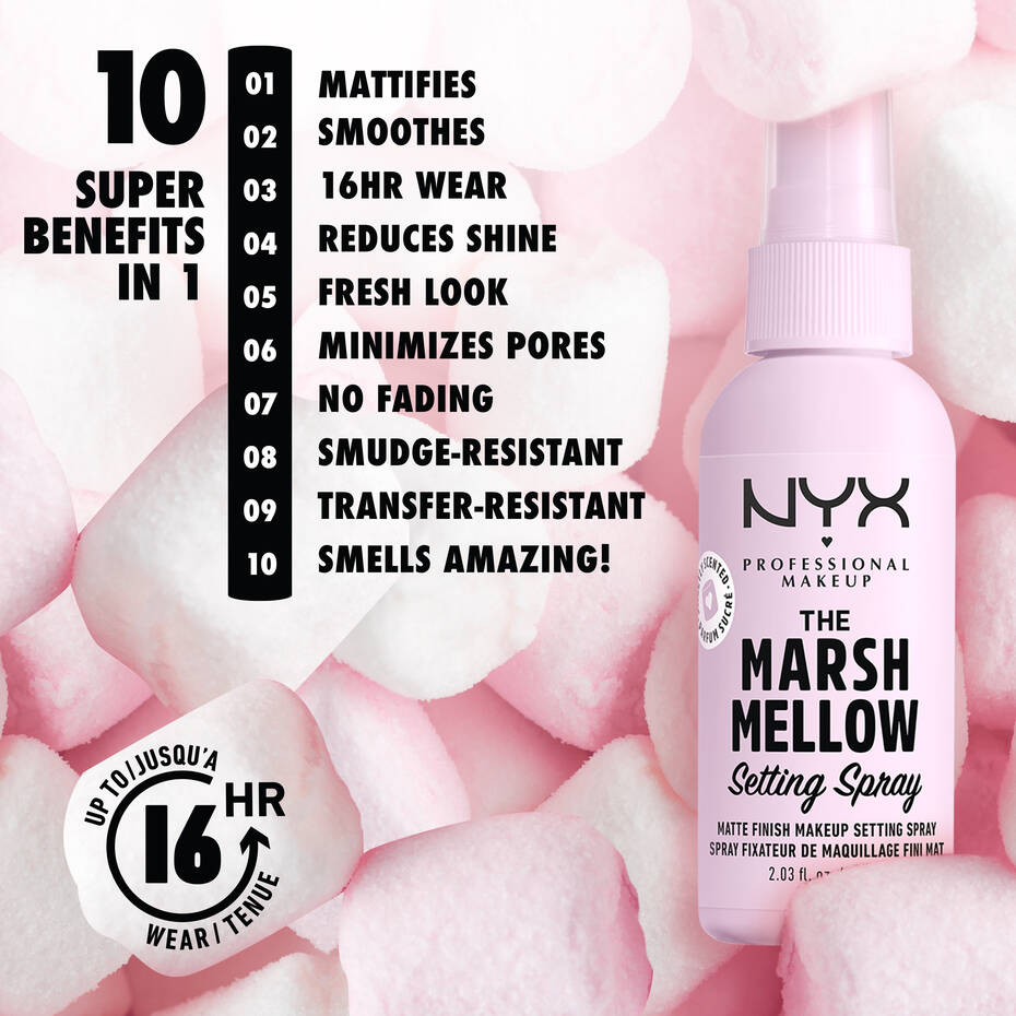 NYX Marshmellow Setting Spray - Beauty Icon - 