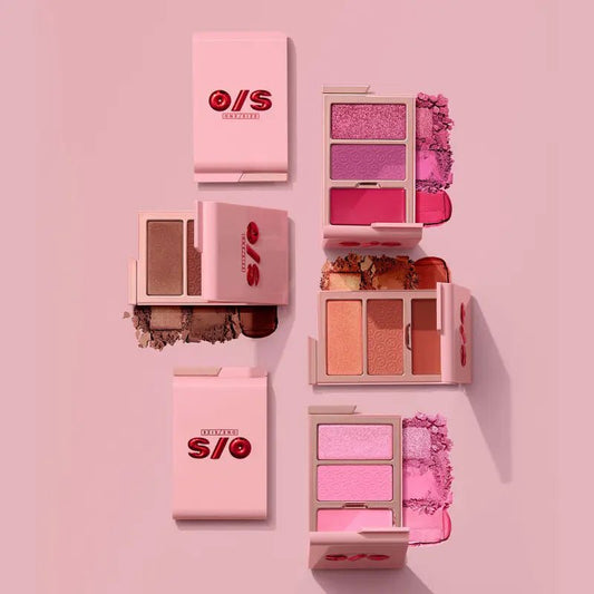 ONE SIZE Cheek Clapper 3D Blush Trio Palette - Beauty Icon - 