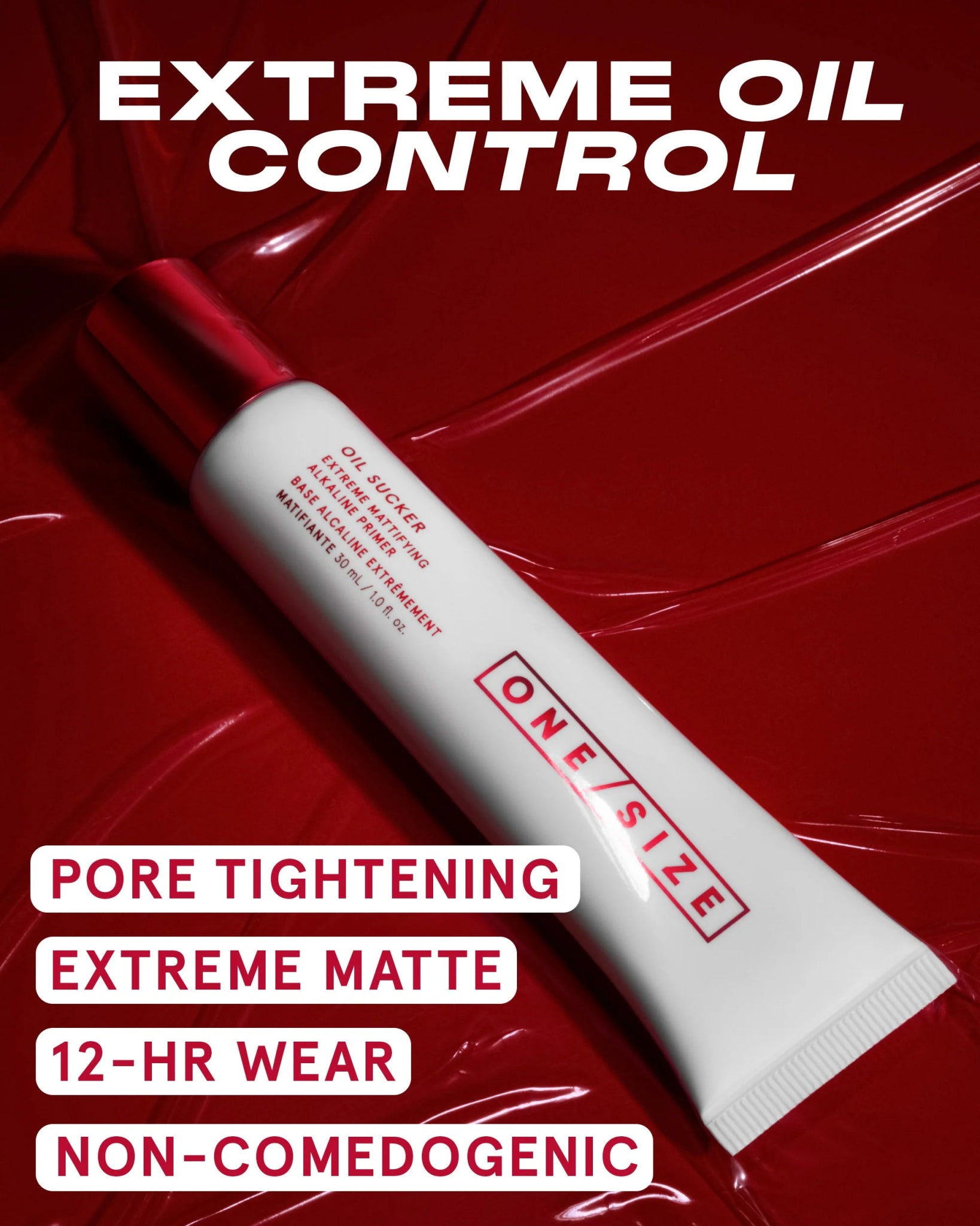 ONE SIZE Oil Sucker Extreme Mattifying Alkaline Primer – Full - Sized - Beauty Icon - 