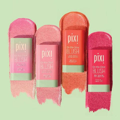 Pixi On The Glow Blush Stick creamy blush for radiant natural glow, available in Pakistan at BeautyIcon.pk